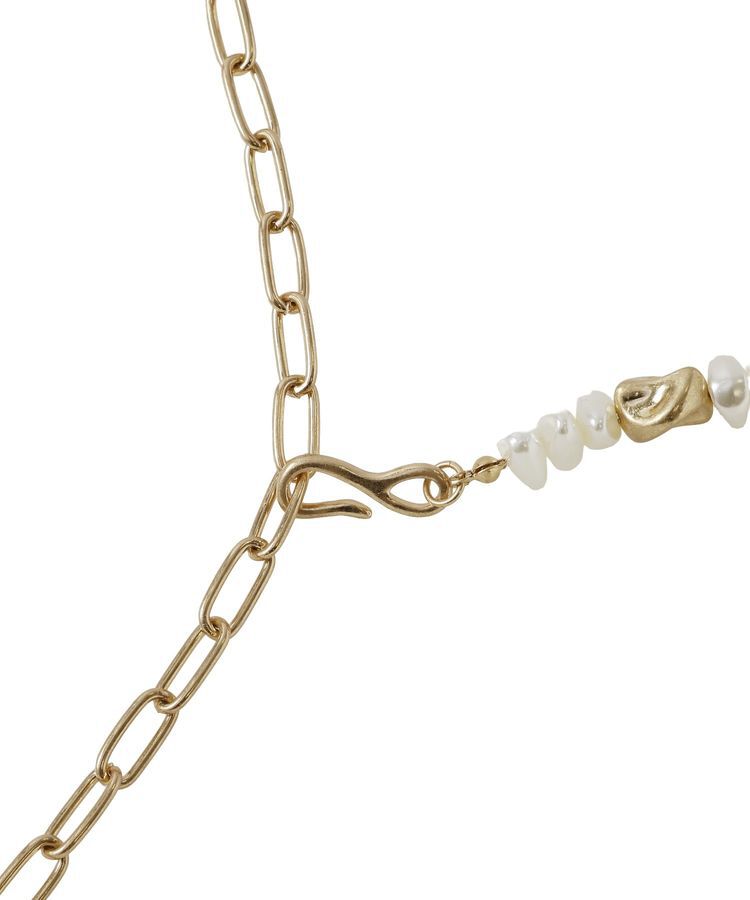 Green Parks「バロックパール風コインネックレス」|ネックレス|