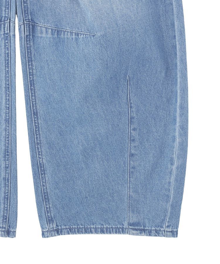 Green Parks「ウエストタックコクーンデニムパンツ」|デニム|