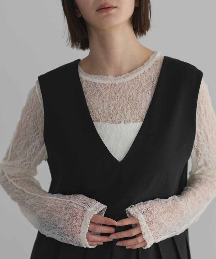 GARAGE OF GOOD CLOTHING「レースクルーネックプルオーバー」|Tシャツ・カットソー|