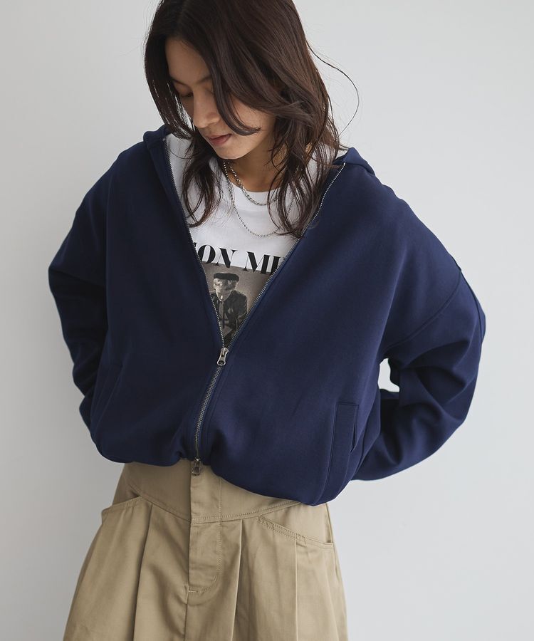 GARAGE OF GOOD CLOTHING「ダンボールコクーンパーカー」|スウェット・ジャージ|Navy