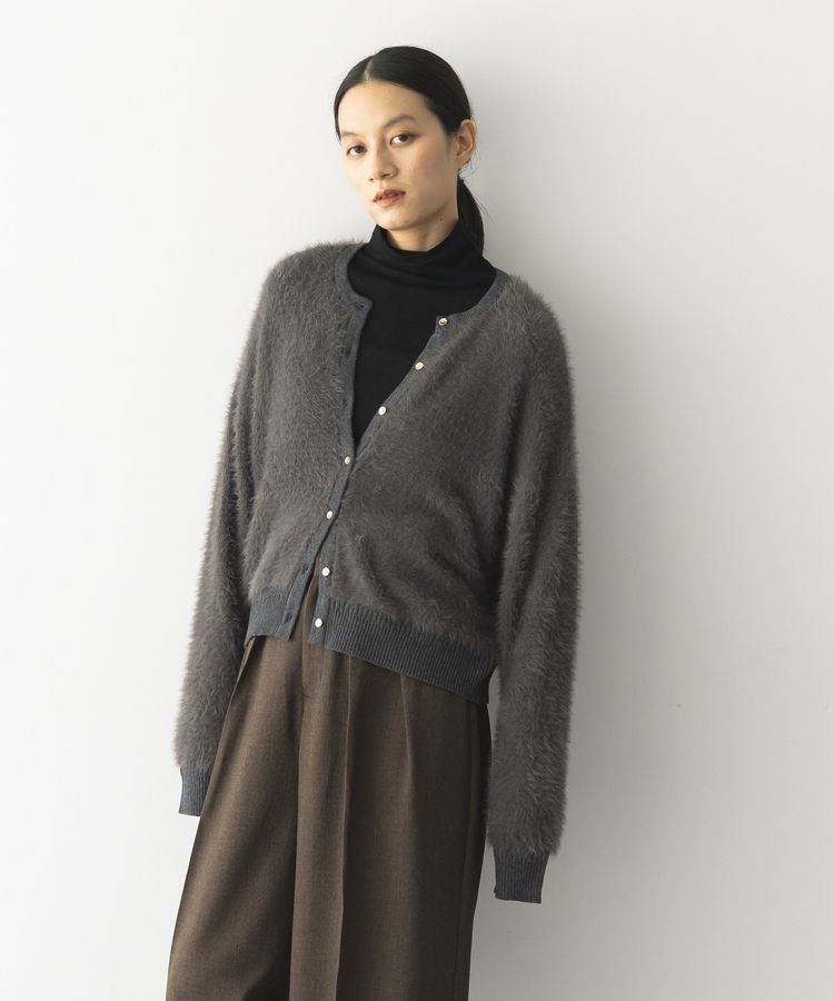 GARAGE OF GOOD CLOTHING「フェザーヤーンニットカーディガン」|カーディガン|