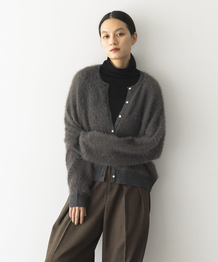 GARAGE OF GOOD CLOTHING「フェザーヤーンニットカーディガン」|カーディガン|