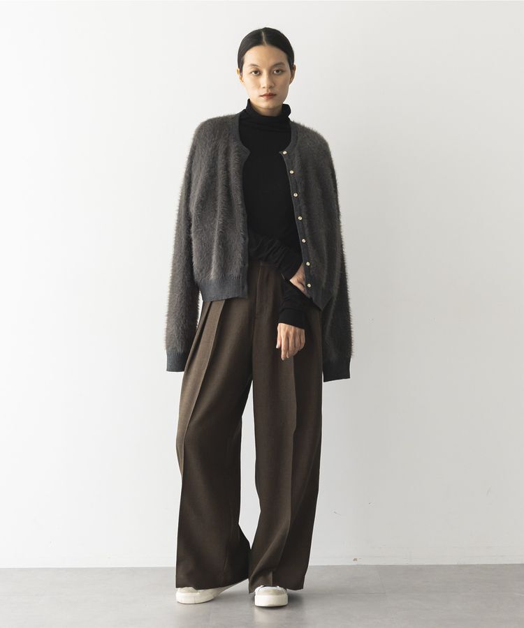 GARAGE OF GOOD CLOTHING「フェザーヤーンニットカーディガン」|カーディガン|