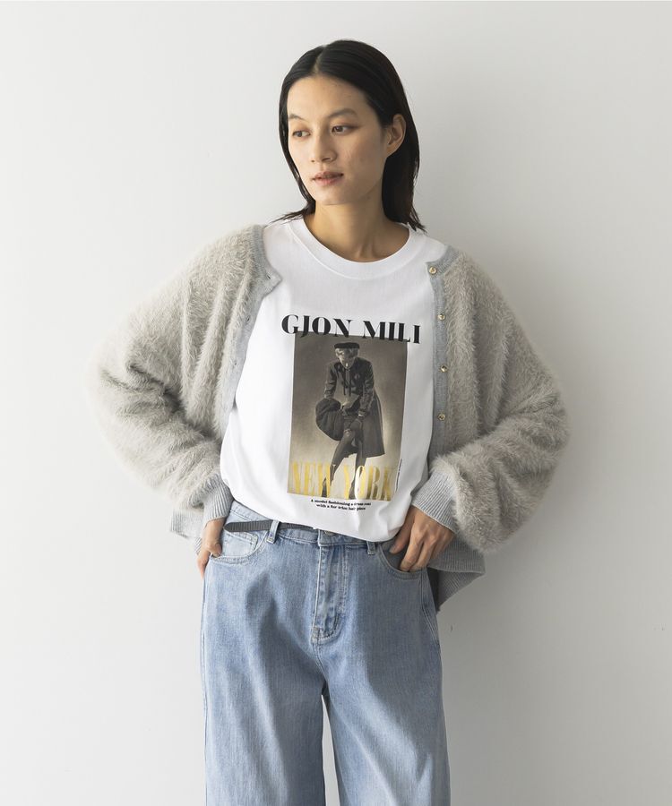 GARAGE OF GOOD CLOTHING「フェザーヤーンニットカーディガン」|カーディガン|