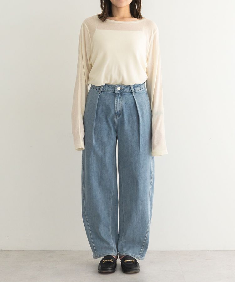 GARAGE OF GOOD CLOTHING「タックコクーンデニムパンツ」|デニム|