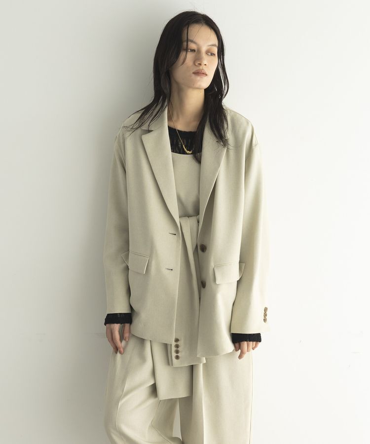 GARAGE OF GOOD CLOTHING「【日本製】無地ジャケットスリーブビスチェ」|ベスト・ジレ|