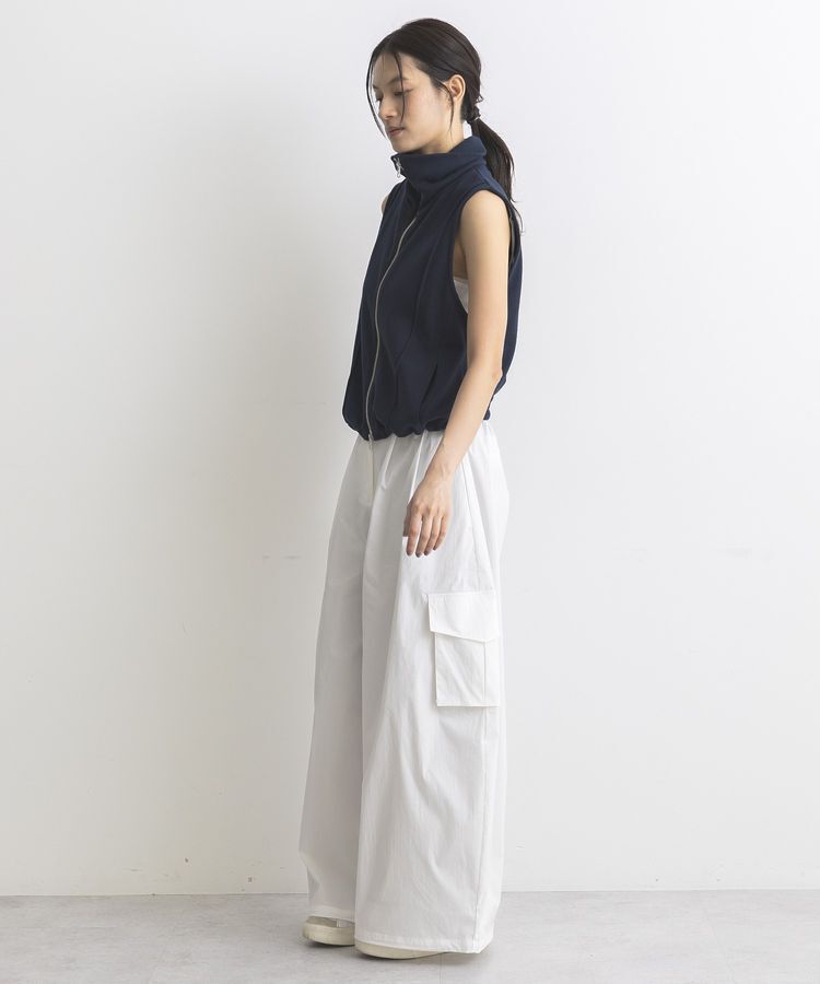 GARAGE OF GOOD CLOTHING「【日本製】裏毛ドロストショートベスト」|ベスト・ジレ|