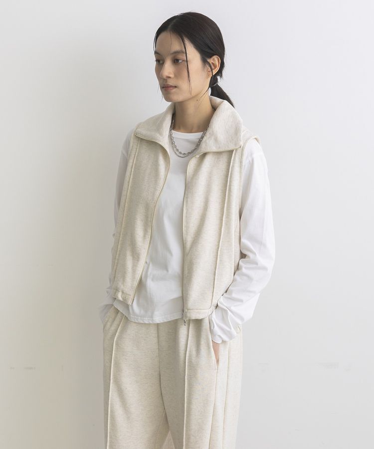 GARAGE OF GOOD CLOTHING「【日本製】裏毛ドロストショートベスト」|ベスト・ジレ|