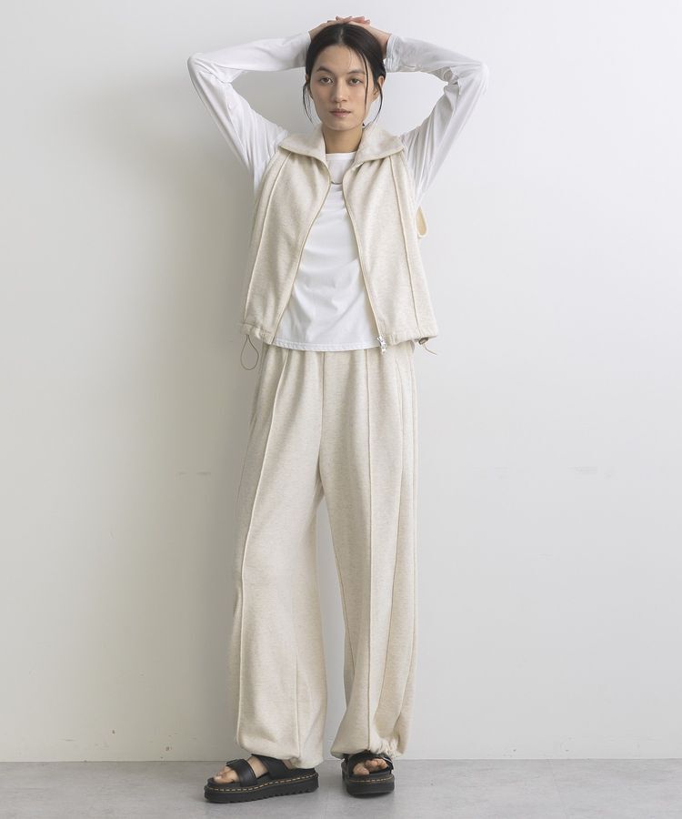 GARAGE OF GOOD CLOTHING「【日本製】裏毛ドロストショートベスト」|ベスト・ジレ|