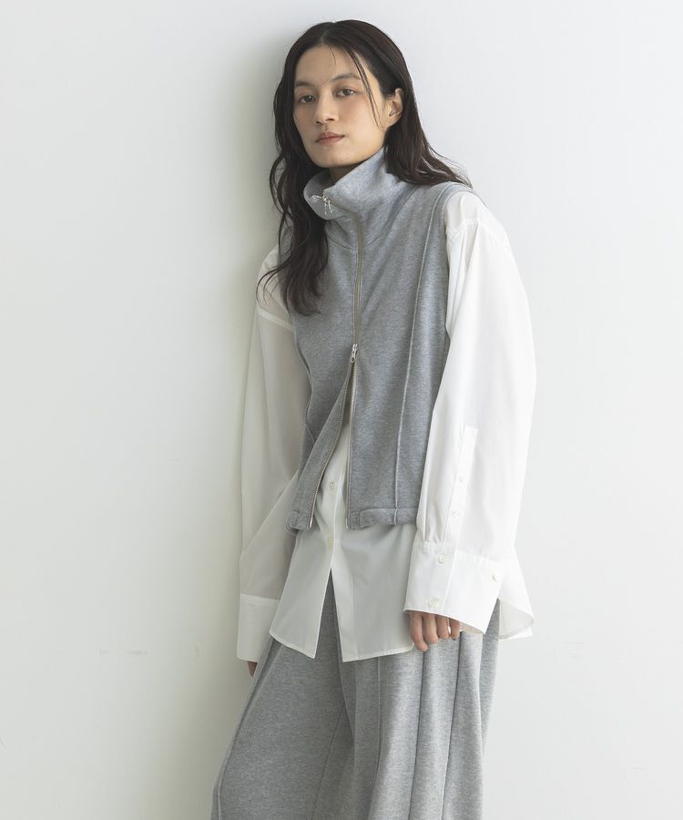 GARAGE OF GOOD CLOTHING「【日本製】裏毛ドロストショートベスト」|ベスト・ジレ|