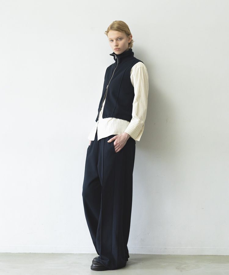 GARAGE OF GOOD CLOTHING「【日本製】裏毛ドロストショートベスト」|ベスト・ジレ|