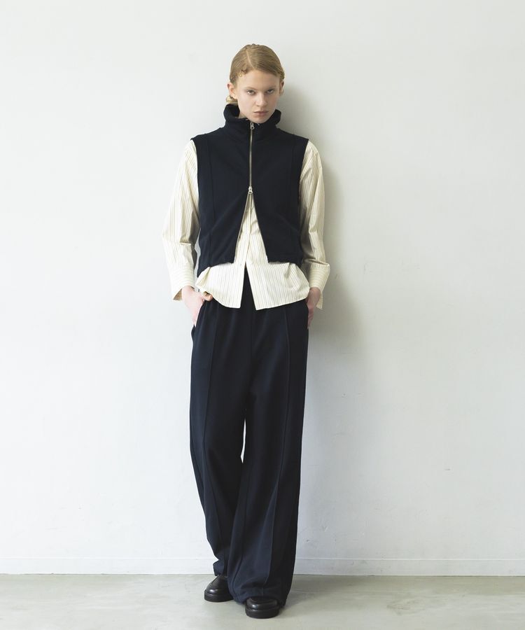 GARAGE OF GOOD CLOTHING「【日本製】裏毛ドロストショートベスト」|ベスト・ジレ|