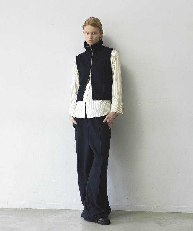 GARAGE OF GOOD CLOTHING「【日本製】裏毛ドロストショートベスト」|ベスト・ジレ|