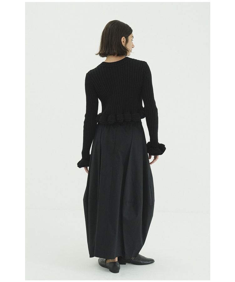 GARAGE OF GOOD CLOTHING「【CLANE】SHORT FRILLED KNIT TOPS」|カーディガン|