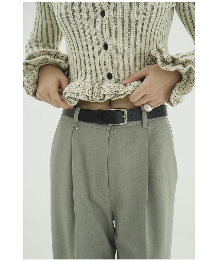 GARAGE OF GOOD CLOTHING「【CLANE】SHORT FRILLED KNIT TOPS」|カーディガン|