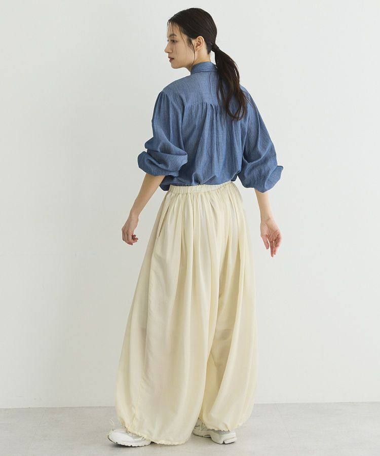 GARAGE OF GOOD CLOTHING「【日本製】シアーデニムボウタイブラウス」|シャツ・ブラウス|