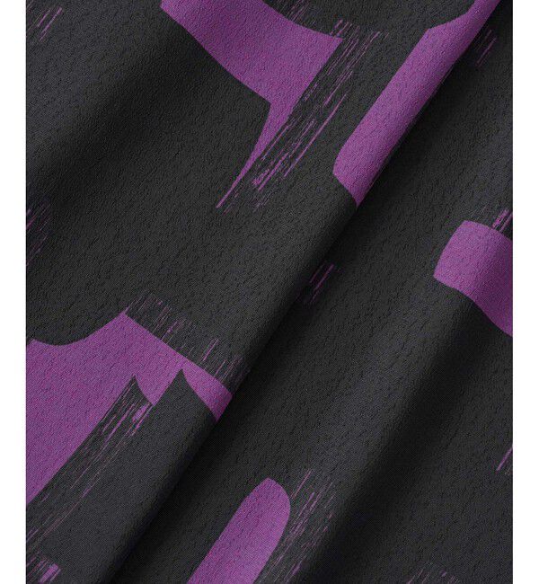 allureville「モダンジオメトリックプリントブラウス」|その他|