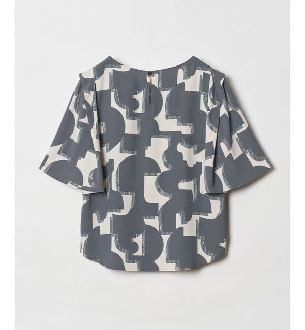 allureville「モダンジオメトリックプリントブラウス」|その他|