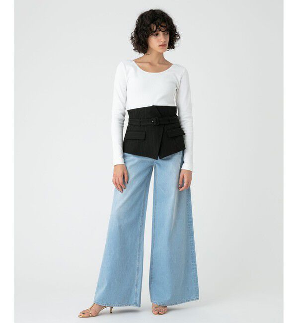 allureville「2WAYオープンヨークRIB プルオーバー」|その他|