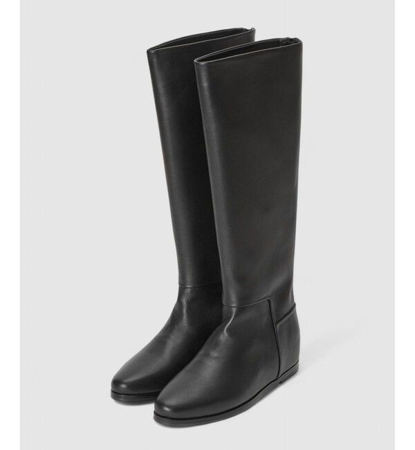 allureville「◇ バックジップロングブーツ」|ロングブーツ|ブラック