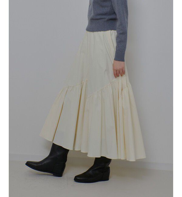 allureville「◇バイヤス切替ギャザースカート」|スカート|