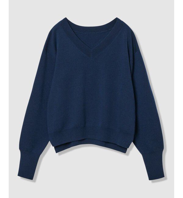 allureville「ウールスムース2WAYネックプルオーバー」|ニット・セーター|