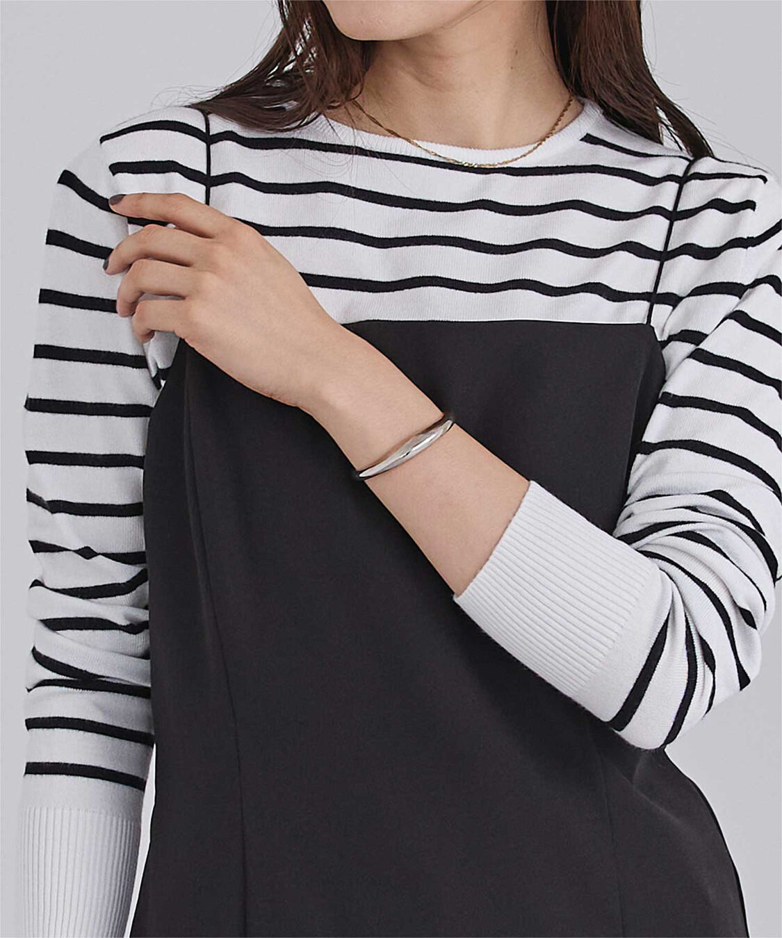 ur's「カシミヤタッチクルーネックニットトップス」|ニット・セーター|