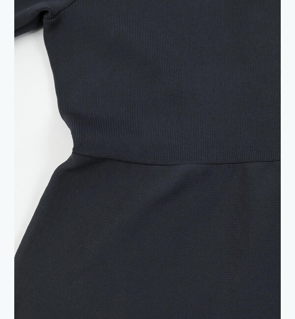 ur's「バックパールペプラムニットトップス」|ニット・セーター|