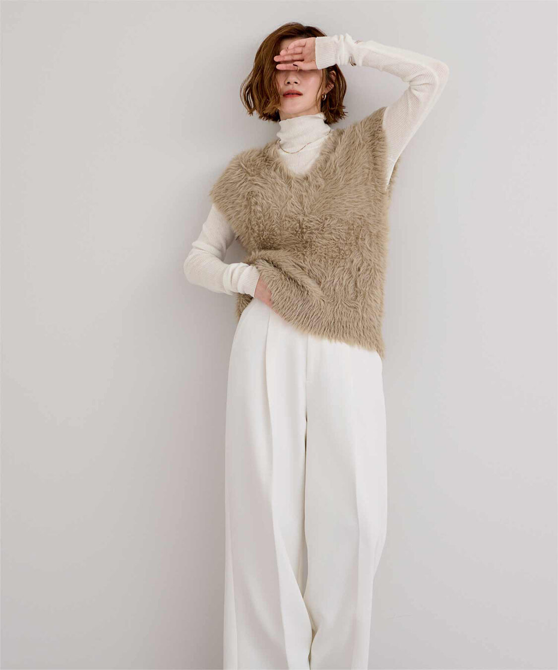 ur's「ウールブレンドハイネックリブニット」|ニット・セーター|