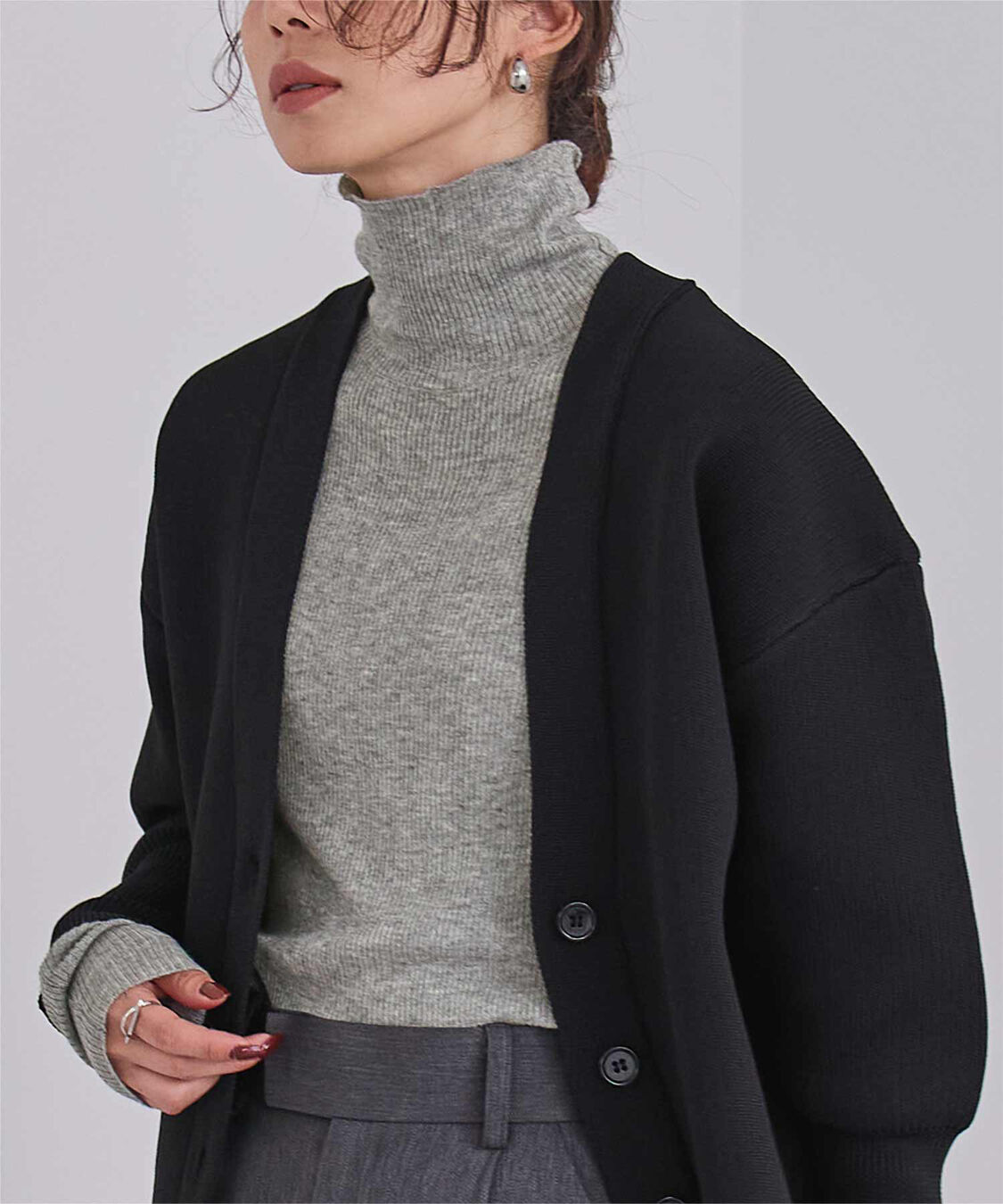 ur's「ウールブレンドハイネックリブニット」|ニット・セーター|