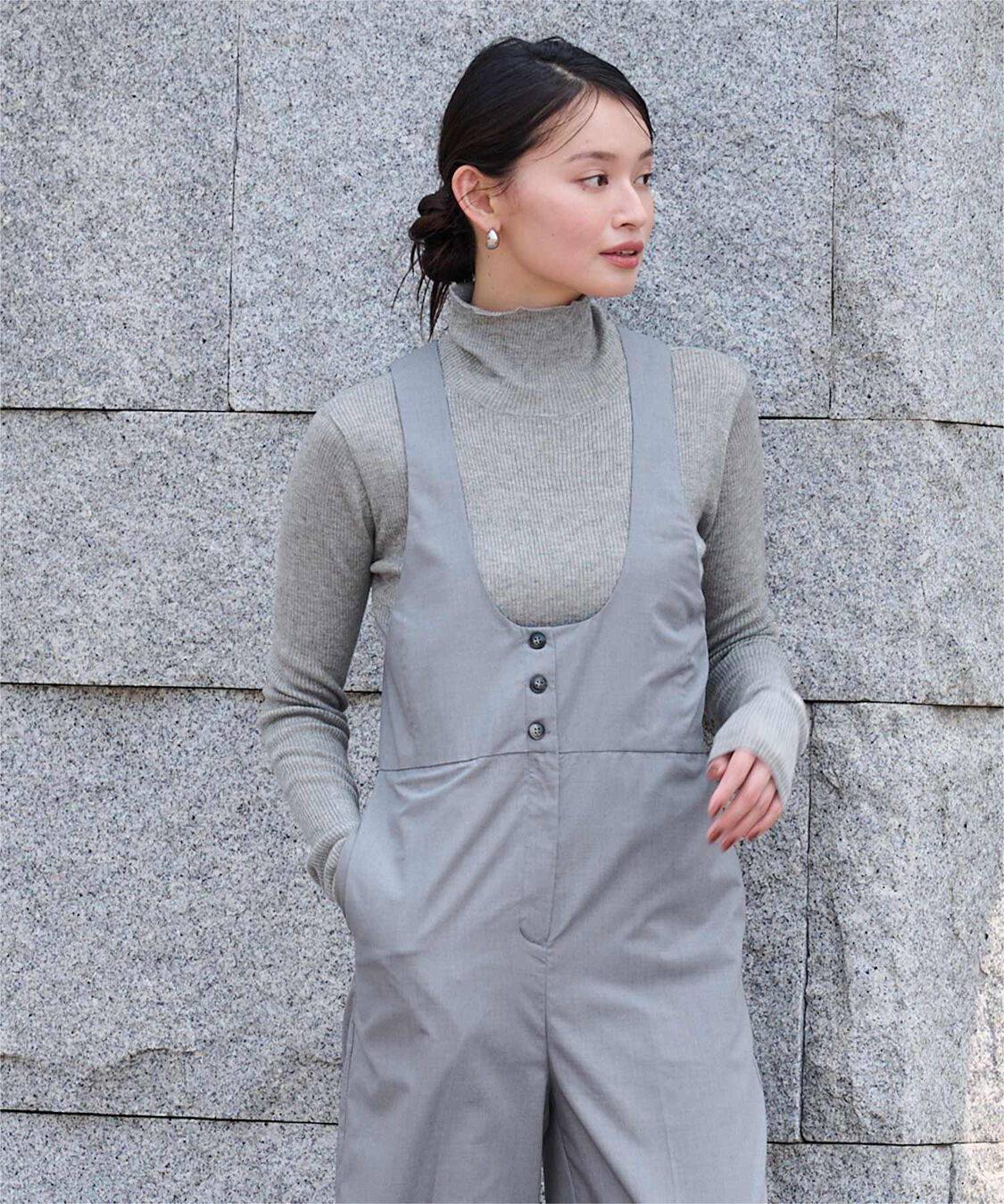 ur's「ウールブレンドハイネックリブニット」|ニット・セーター|