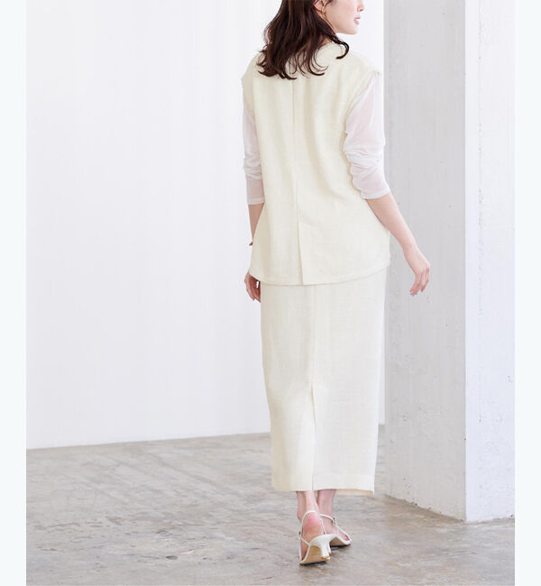 ur's「サマーツイードシガレットスカート」|スカート|