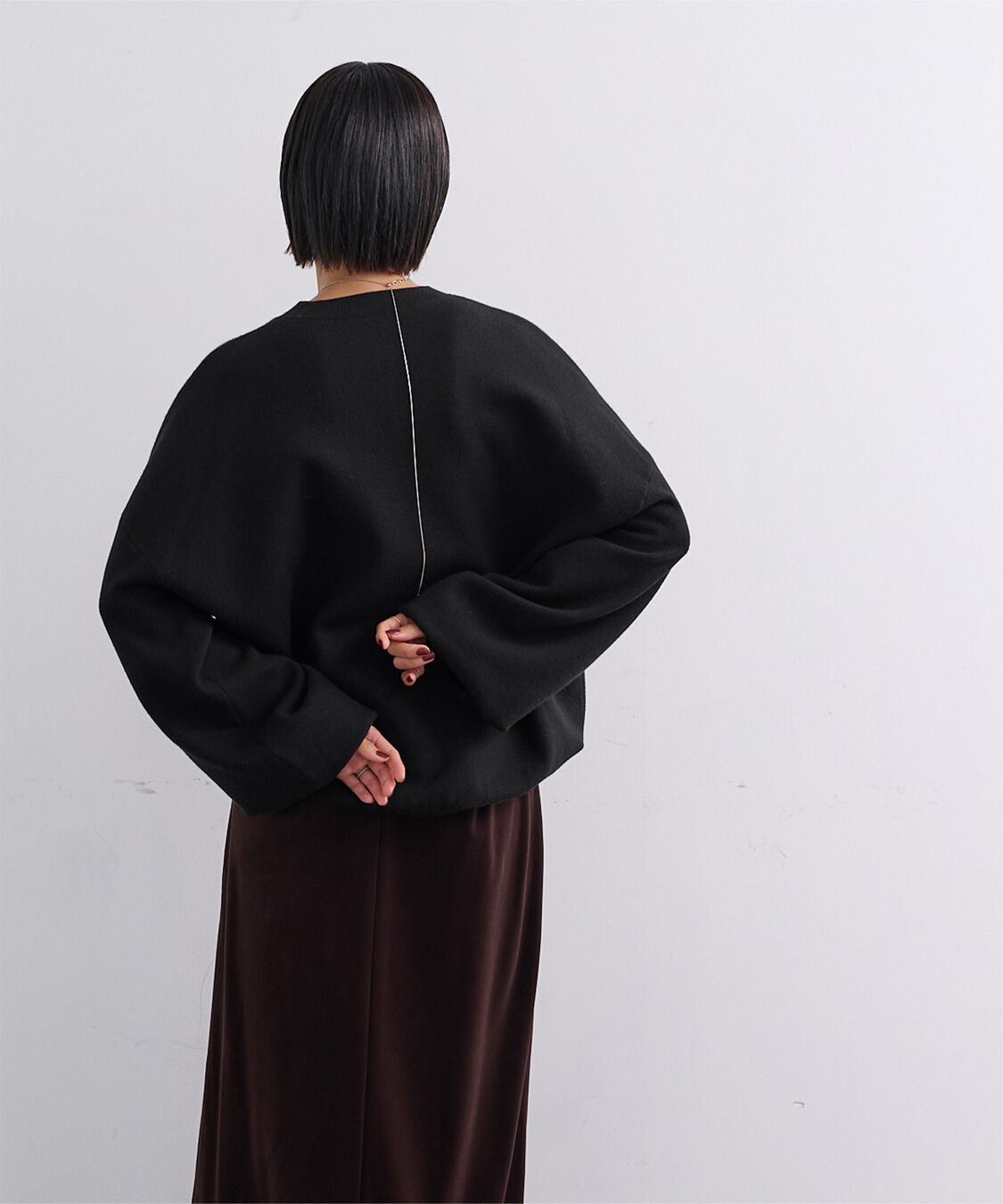 ur's「【黒川翼さんコラボアイテム】スウェットライクオーバーサイズニット」|ニット・セーター|