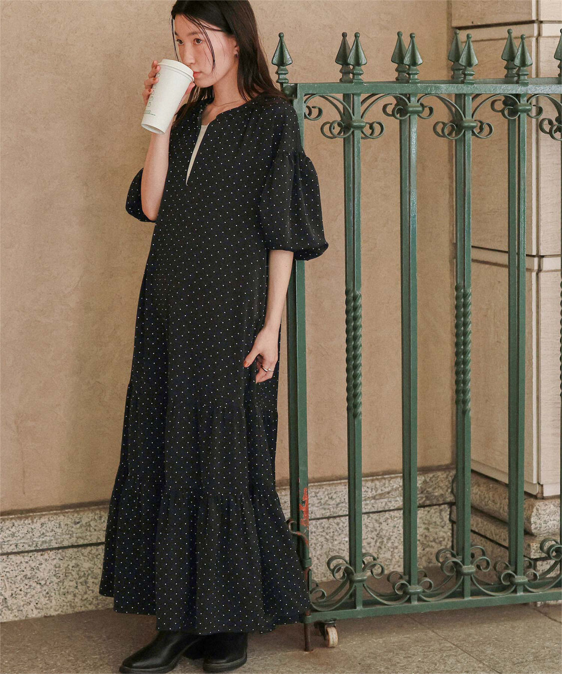 titivate「スキッパーティアードワンピース」|ワンピース|