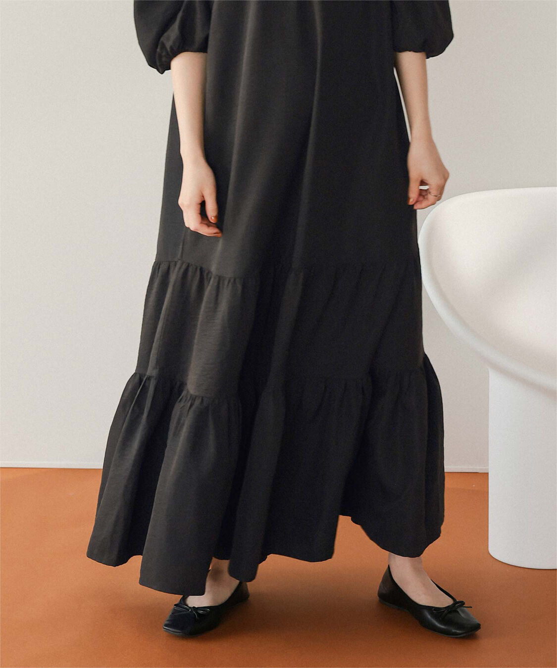 titivate「スキッパーティアードワンピース」|ワンピース|