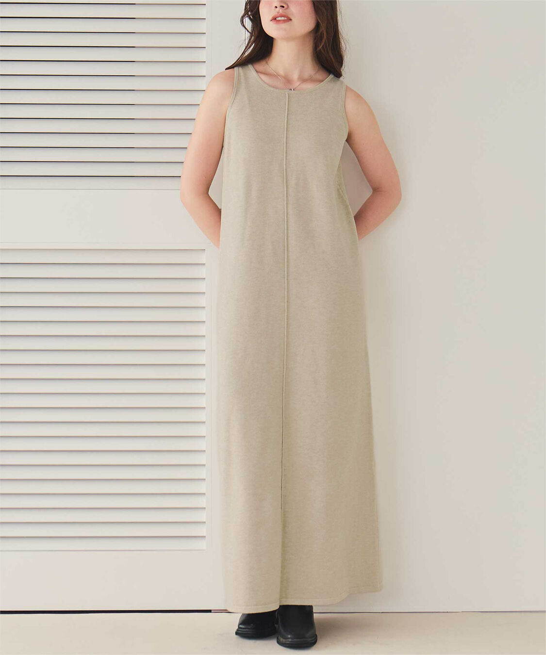 titivate「【田中亜希子さんコラボアイテム】カシュクールリブトップスニットセットワンピース」|ワンピース|