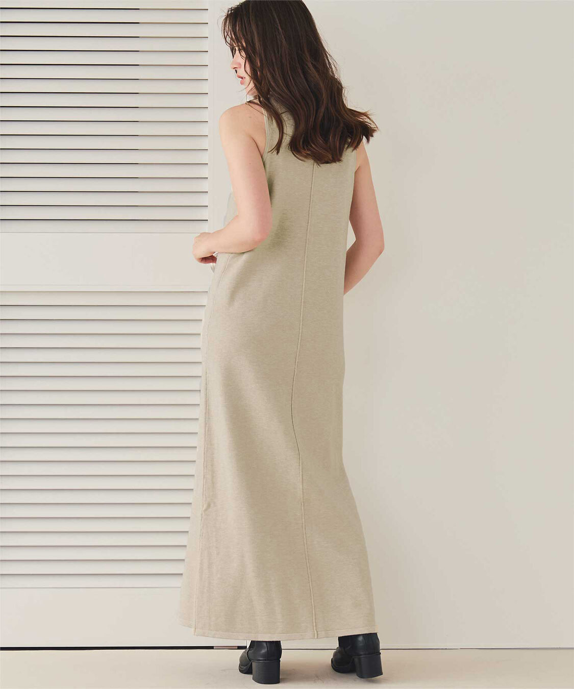 titivate「【田中亜希子さんコラボアイテム】カシュクールリブトップスニットセットワンピース」|ワンピース|