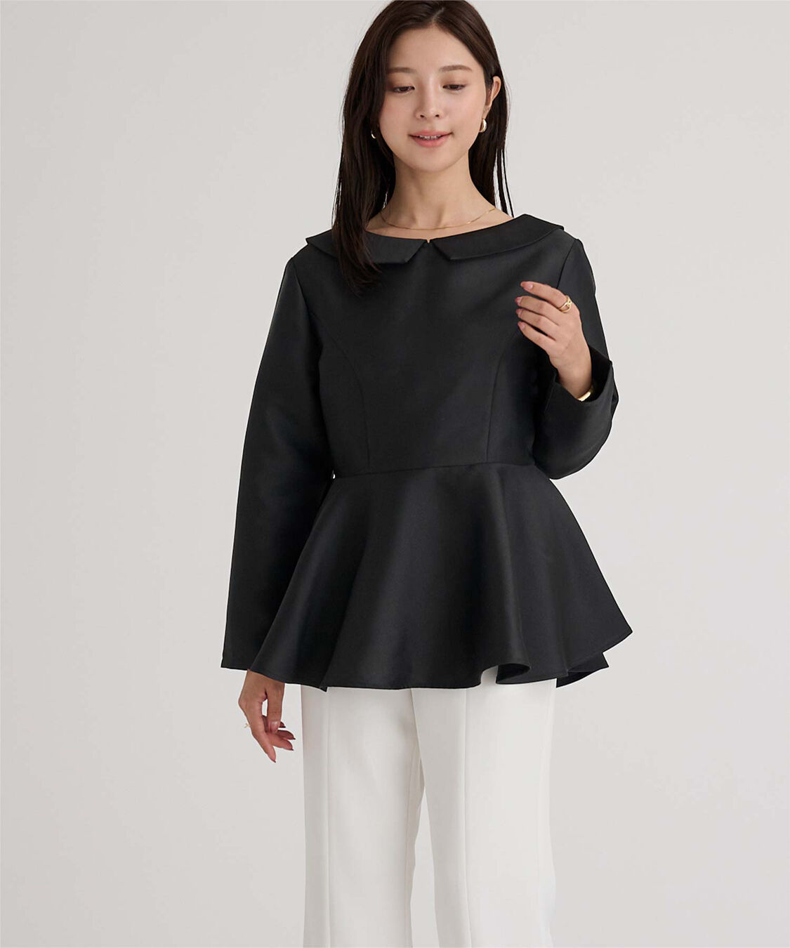 ur's「2wayペプラムブラウス」|シャツ・ブラウス|