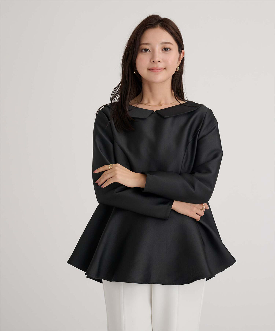 ur's「2wayペプラムブラウス」|シャツ・ブラウス|