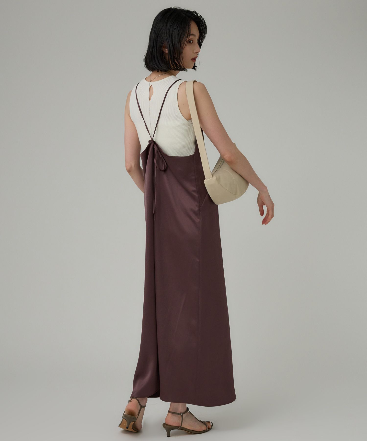 BABYLONE「ヴィンテージサテンワンピース」|ワンピース|