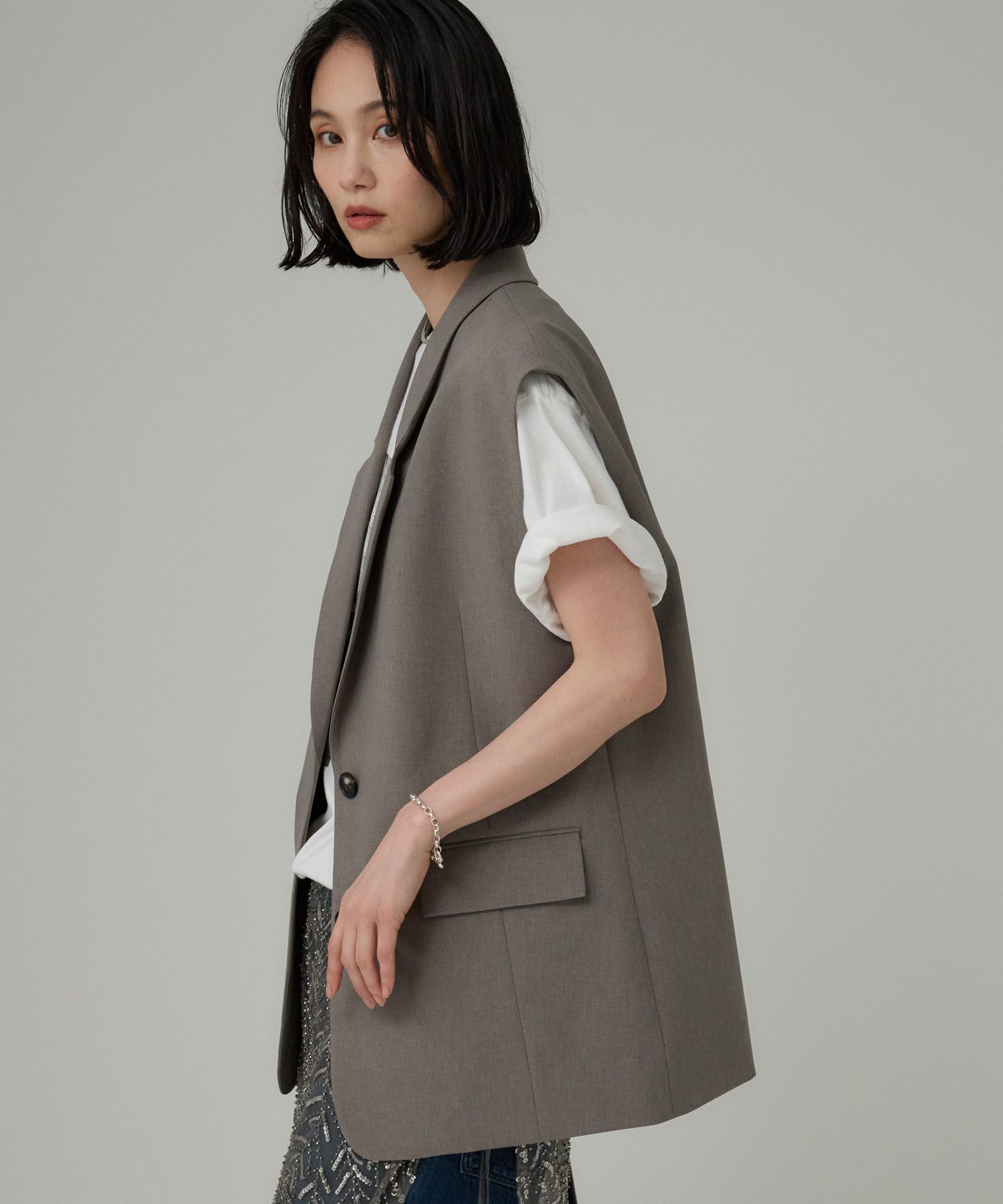 BABYLONE「テーラーカラージレ」|ベスト・ジレ|