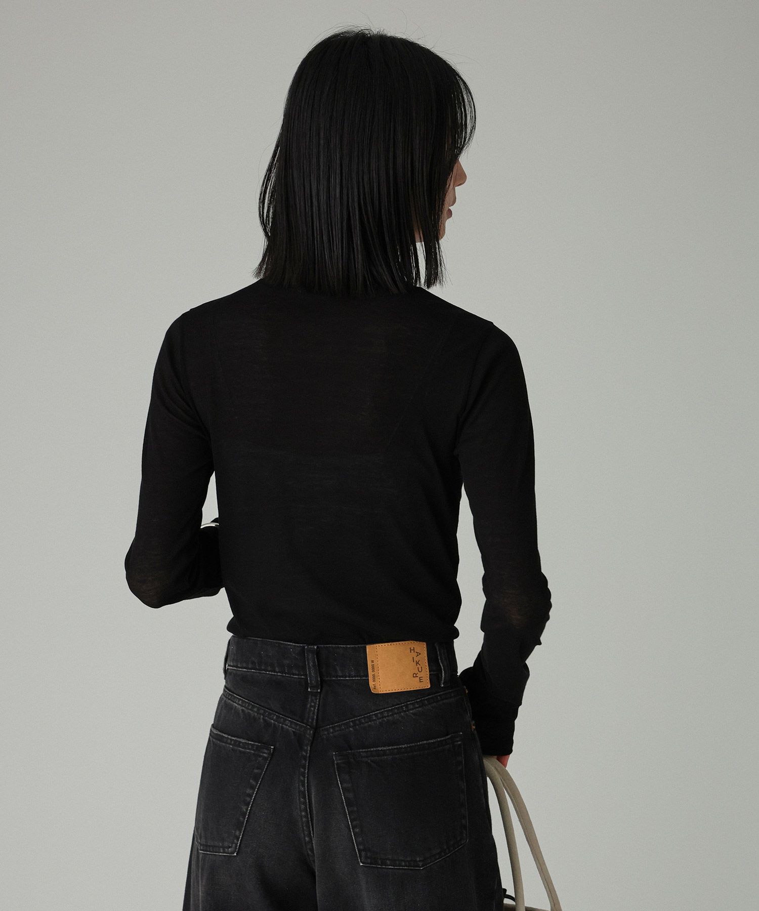 BABYLONE「シアーツイストフライスハイネックカットソー」|Tシャツ・カットソー|