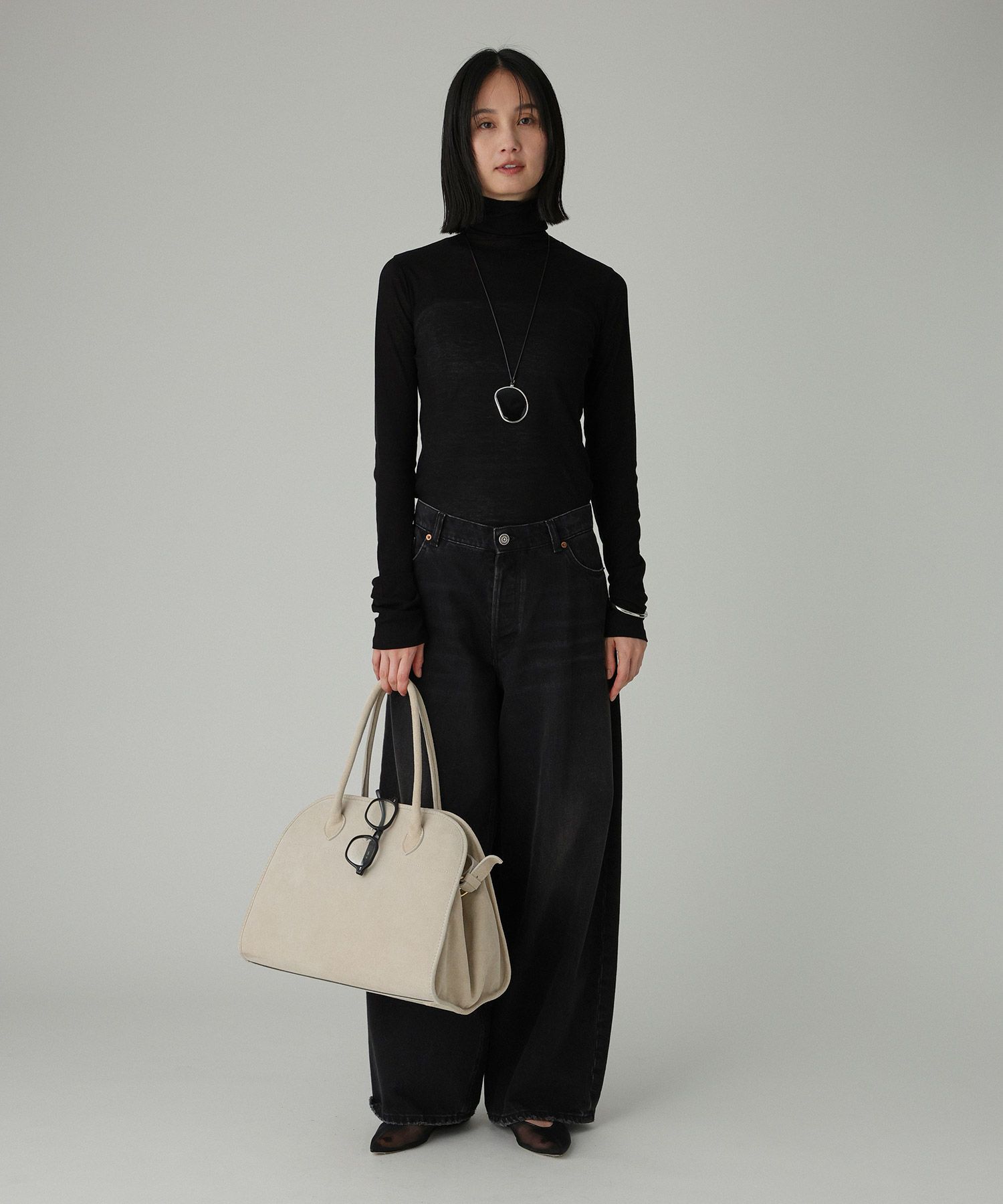 BABYLONE「シアーツイストフライスハイネックカットソー」|Tシャツ・カットソー|