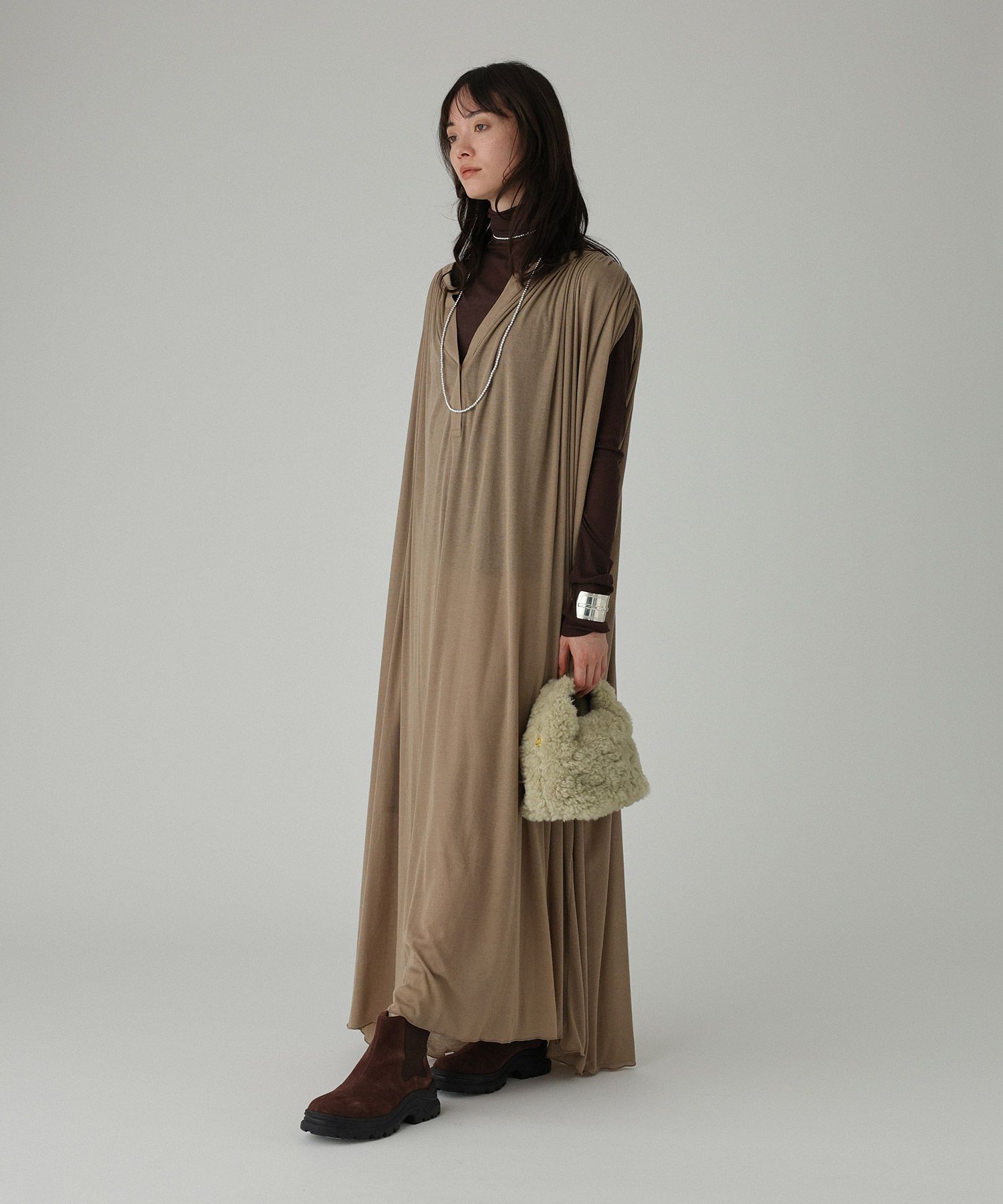 BABYLONE「シアーツイストフライスハイネックカットソー」|Tシャツ・カットソー|