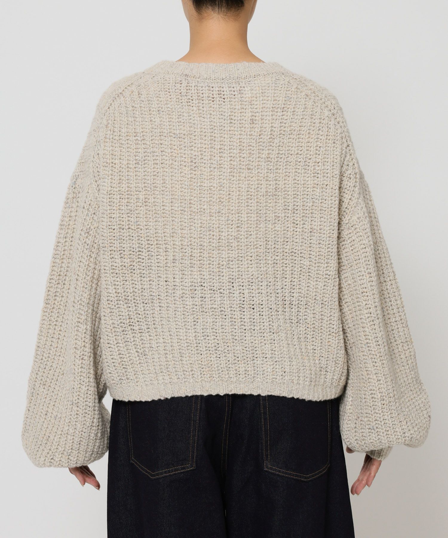 BABYLONE「カラーネップニット」|ニット・セーター|