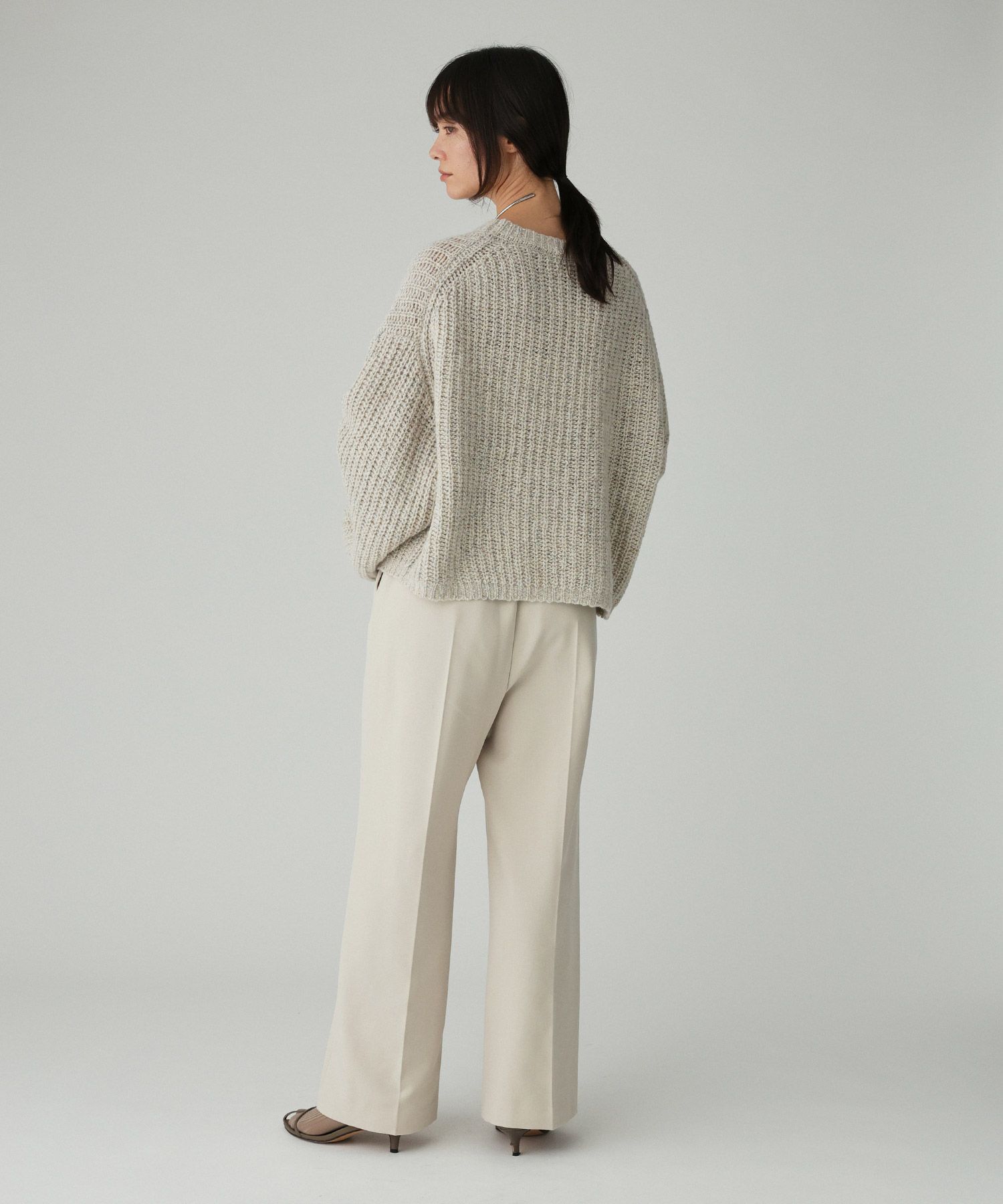 BABYLONE「カラーネップニット」|ニット・セーター|