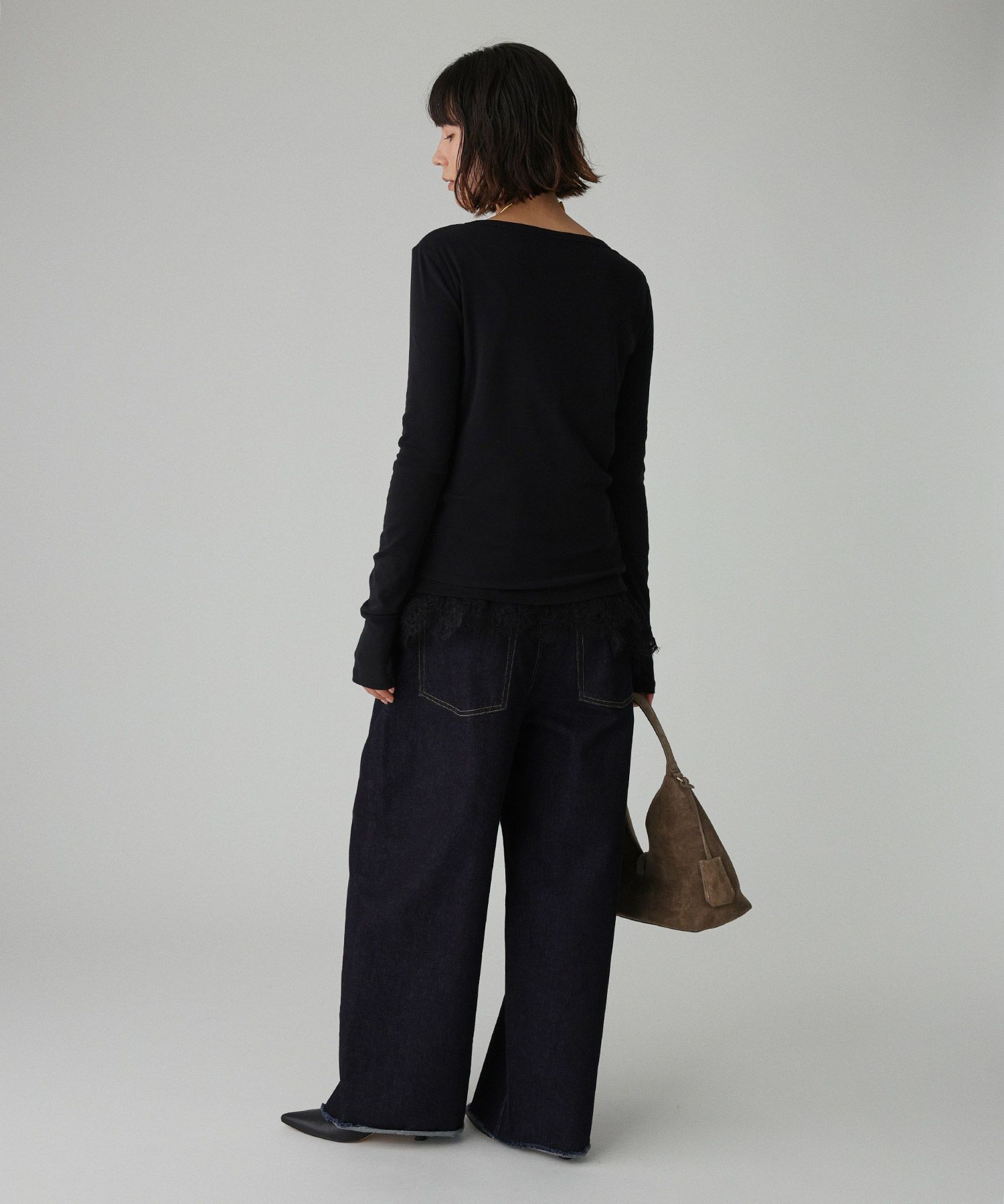 BABYLONE「シアーフライスプルオーバー」|Tシャツ・カットソー|