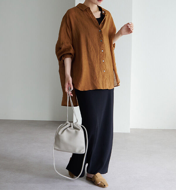  「《新色登場！/リバイバル》【-3kg見え / Du noir】ナロースカート」|スカート|