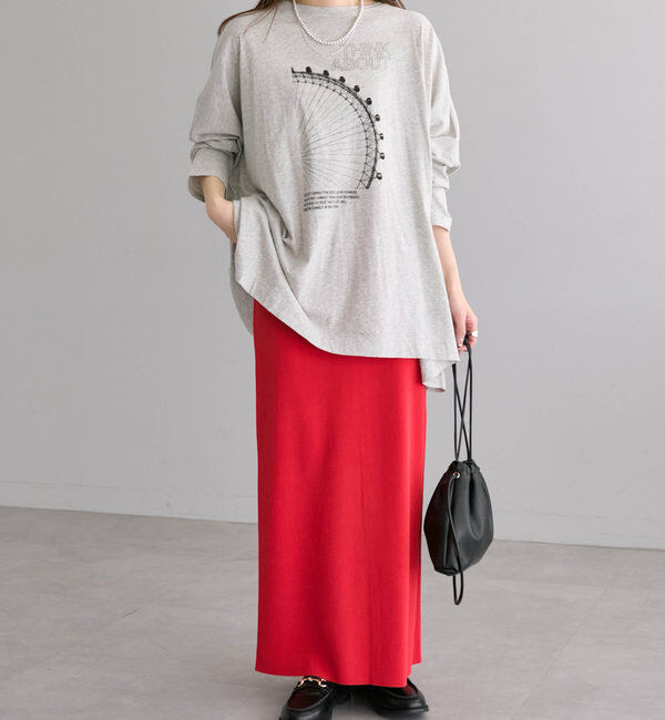  「《新色登場！/リバイバル》【-3kg見え / Du noir】ナロースカート」|スカート|