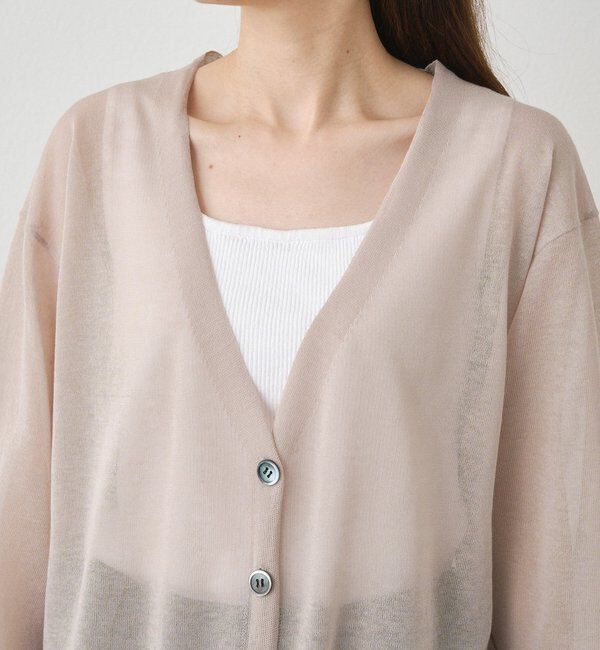  「【日焼け・冷房対策に◎】シアーカーディガン」|カーディガン|